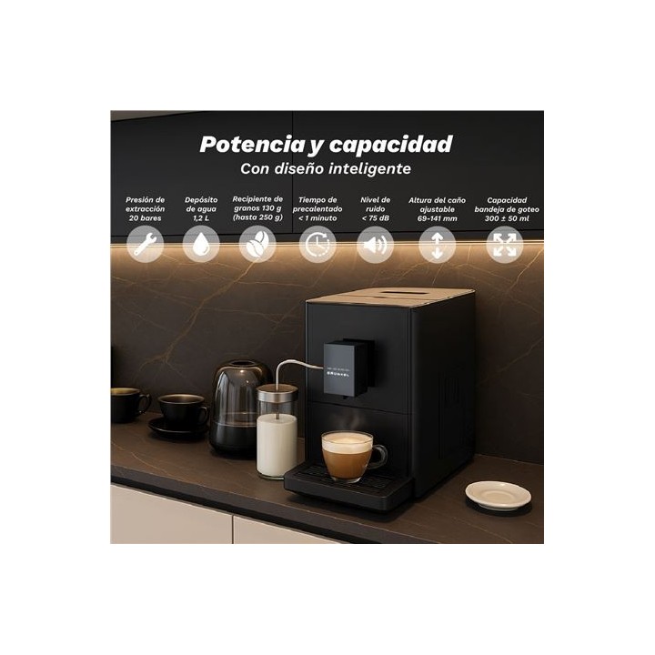 CAFETERA SUPERAUTOMATICA DREAMCAFPRESSO GRUNKEL