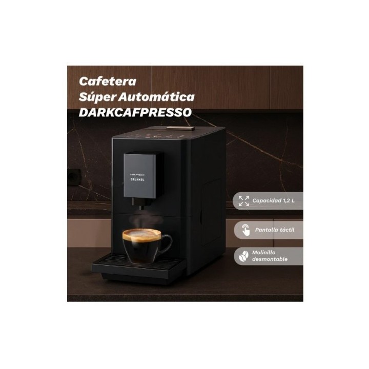 CAFETERA SUPERAUTOMATICA DARKCAFPRESSO GRUNKEL