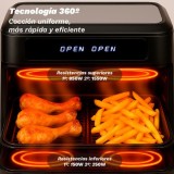 FREIDORA DE AIRE 10 LITROS 2800W CUBETOS FLEXIBLES GRUNKEL