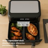 FREIDORA DE AIRE 10 LITROS 2800W CUBETOS FLEXIBLES GRUNKEL