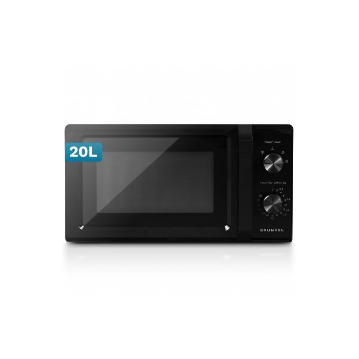 MICROONDAS 20 LITROS MW-20MN ANALOGICO NEGRO GRUNKEL