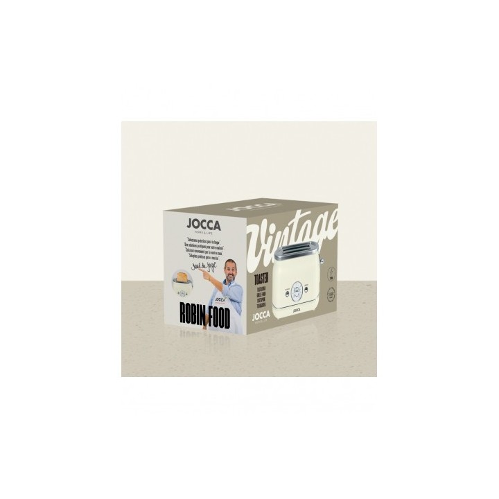 TOSTADOR VINTAGE CREMA 2 REBANADAS 700 JOCCA
