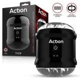MASTURBADOR MASCULINO DOBLE ORIFICIO ACTION THOR