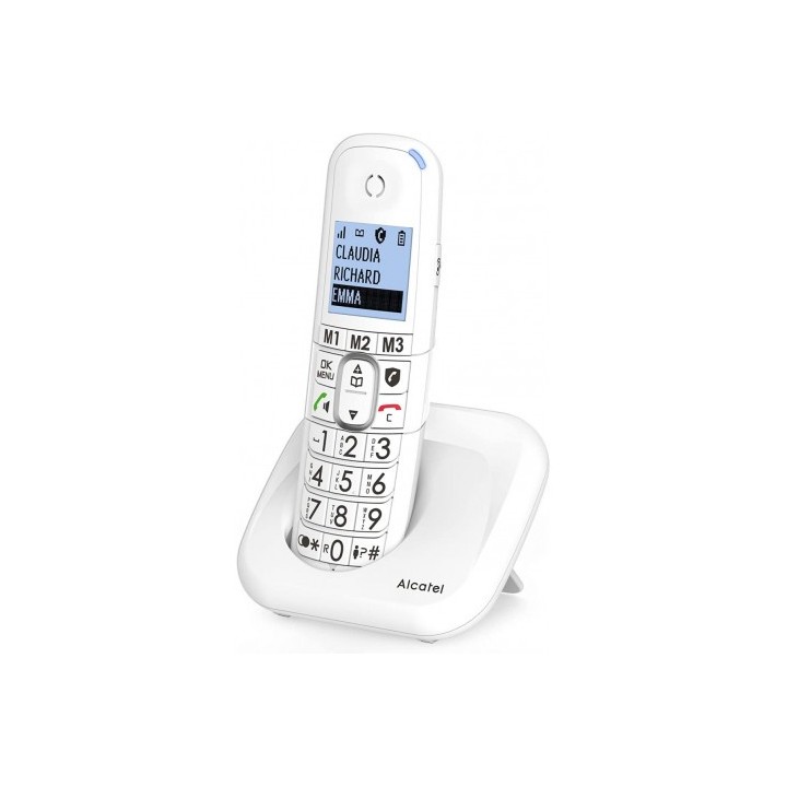 TELEFONO INALAMBRICO TECLAS GRANDES CON MANOS LIBRES 	XL785 BLANCO ALCATEL