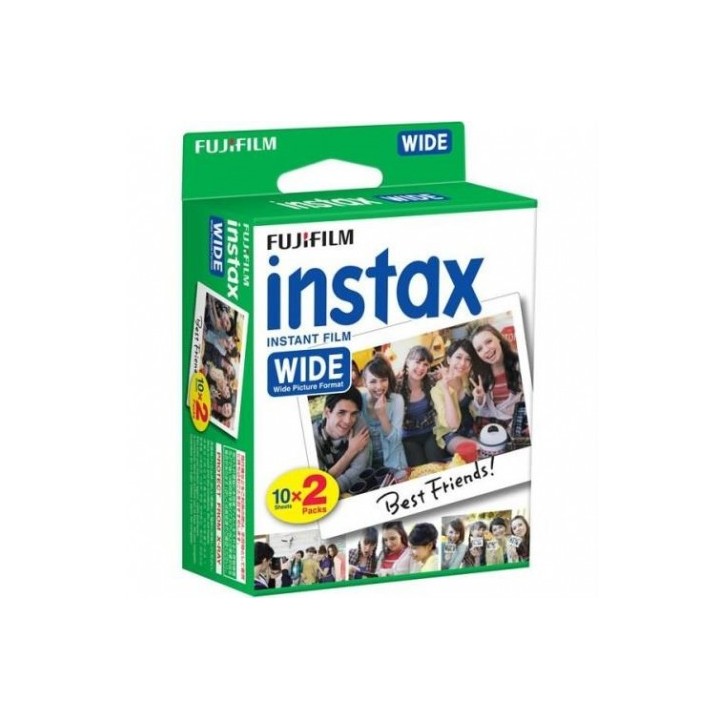 PACK 20 PELICULAS DE FOTO INSTANTANEAS 99X62MM INSTAX