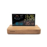 ESTACION METEOROLOGICA CON RELOJ DESPERTADOR CT610 THOMSOM
