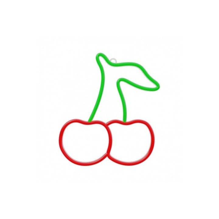 LAMPARA DECORATIVA NEON LED CHERRY FOREVER