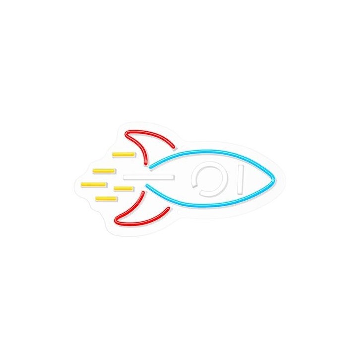 LAMPARA DECORATIVA NEON LED ROCKET FOREVER