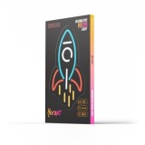 LAMPARA DECORATIVA NEON LED ROCKET FOREVER