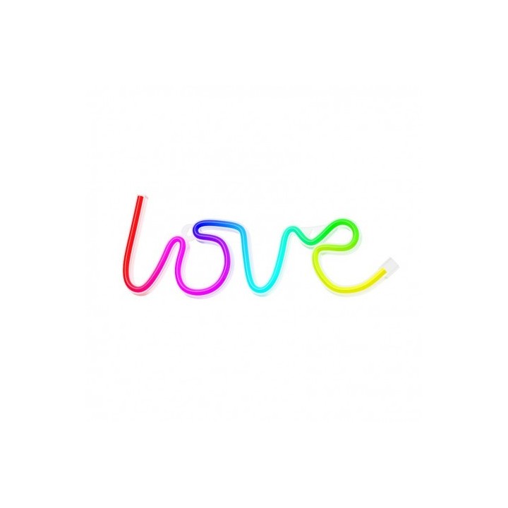 LAMPARA DECORATIVA NEON LED LOVE FOREVER