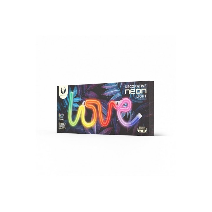 LAMPARA DECORATIVA NEON LED LOVE FOREVER