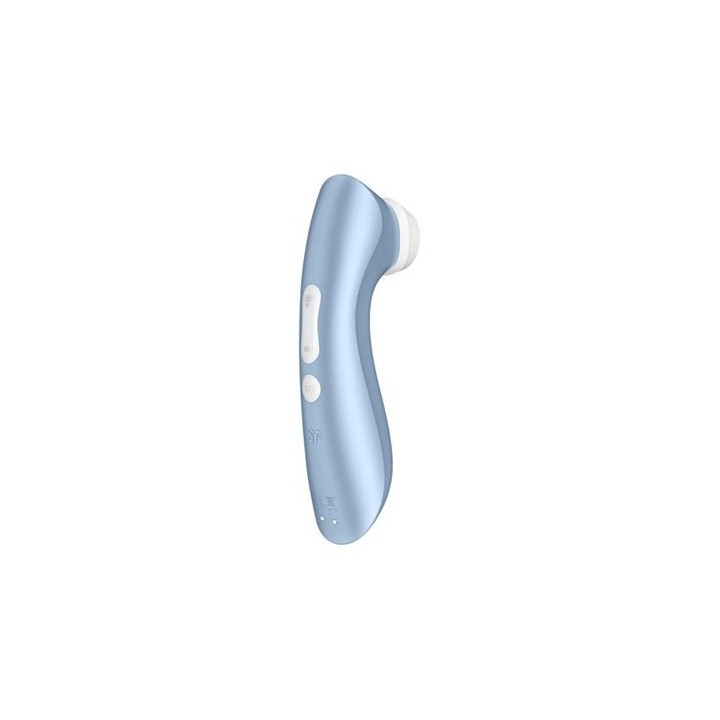 SATISFYER PRO2 + SUCCIONADOR CON VIBRACION AZUL