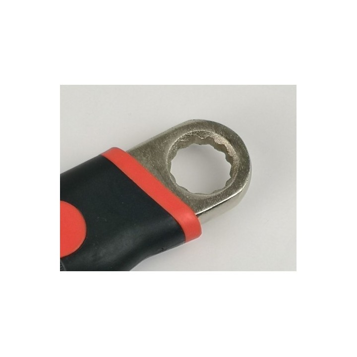 LLAVE INGLESA AJUSTABLE 12" MANGO GOMA MADER