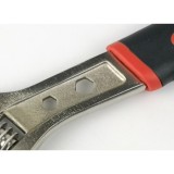 LLAVE INGLESA AJUSTABLE 12" MANGO GOMA MADER