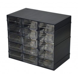 MUEBLE ORGANIZADOR PLASTICO 228X140X190MM CON 15 CAJONES ARTPLAST