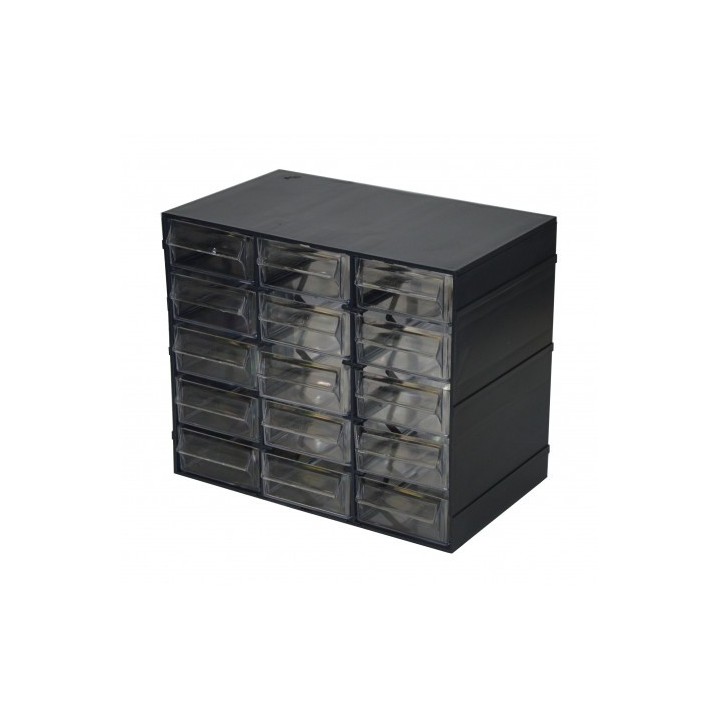 MUEBLE ORGANIZADOR PLASTICO 228X140X190MM CON 15 CAJONES ARTPLAST