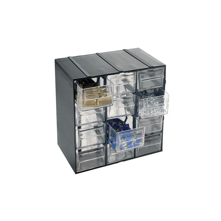 MUEBLE ORGANIZADOR PLASTICO 190X142X228MM CON 12 CAJONES ARTPLAST