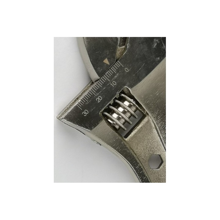 LLAVE INGLESA AJUSTABLE 12" MANGO GOMA MADER