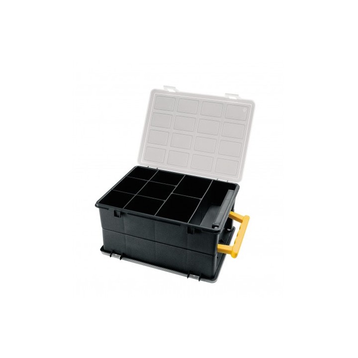 ORGANIZADOR DOBLE PLÁSTICO 242×188×120MM CON DIVISORES ARTPLAST