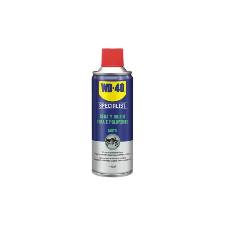 CERA Y BRILLO MOTO 400ML WD40 SPECIALIST