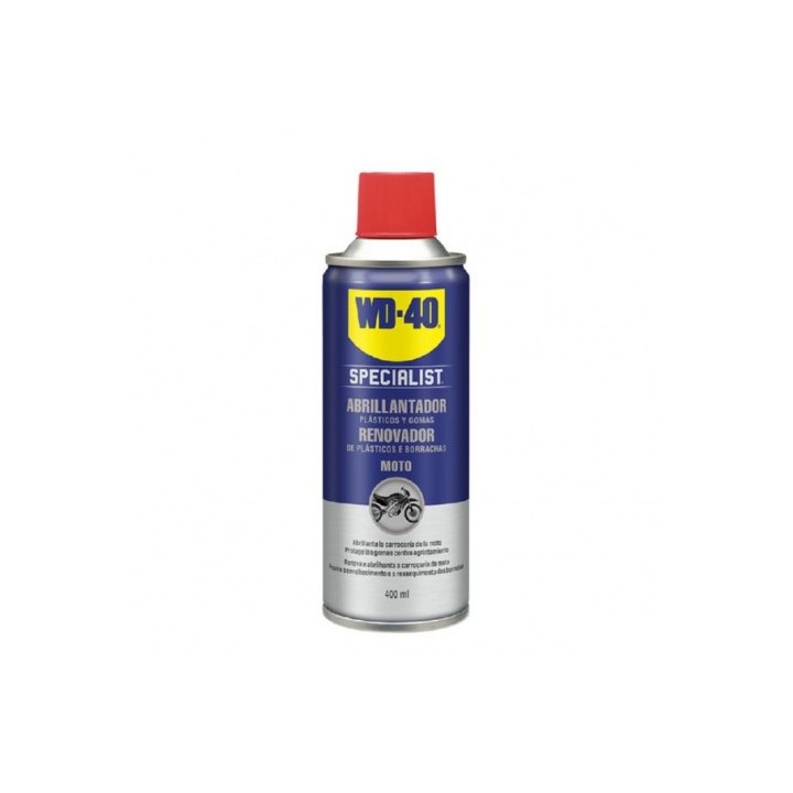 ABRILLANTADOR PLASTICOS Y GOMA MOTO 400ML WD40 SPECIALIST