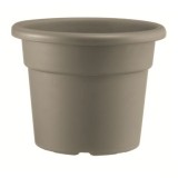 MACETA REDONDA DIAMETRO 20CM TAUPE ARTPLAST