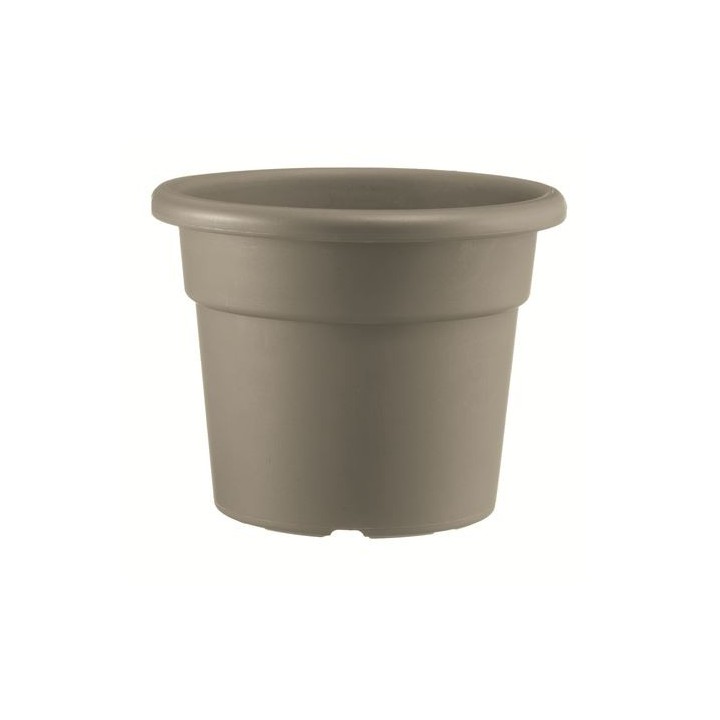 MACETA REDONDA DIAMETRO 16CM TAUPE ARTPLAST