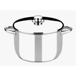OLLA DE ACERO INOXIDABLE 16CM 2 LITROS OPTIMA CON TAPA ACERO MONIX