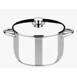 OLLA DE ACERO INOXIDABLE 30CM 12 LITROS OPTIMA CON TAPA ACERO MONIX