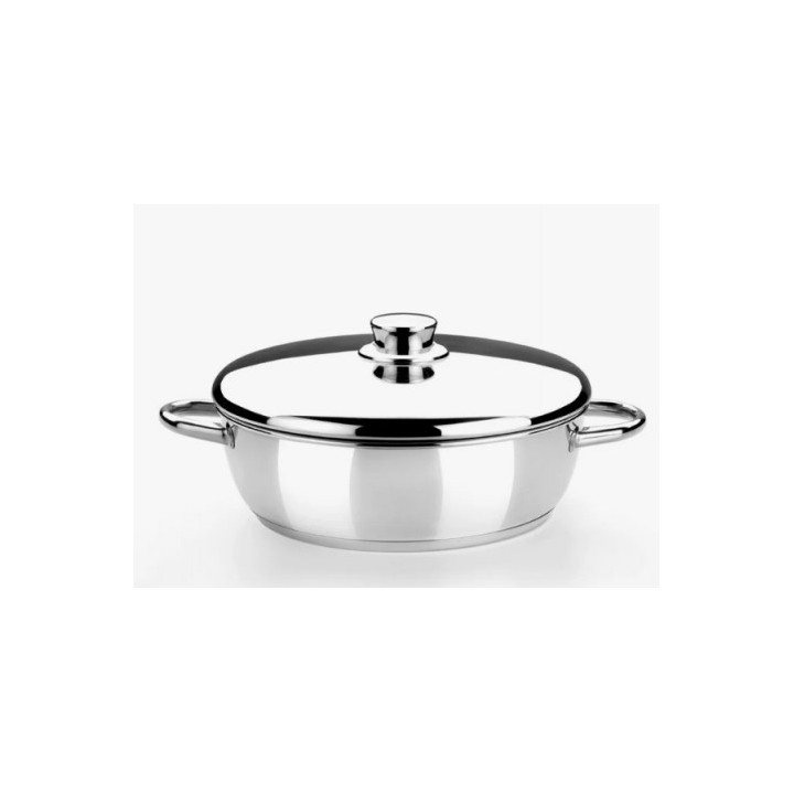 RUSTIDERA 26CM CON TAPA ACERO OPTIMA MONIX