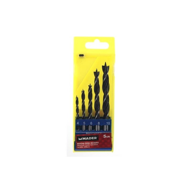JUEGO 5 PCS BROCAS PARA MADERA MADER