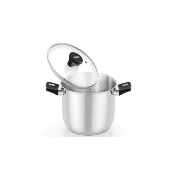 OLLA DE ACERO INOX CON TAPA DE CRISTAL 30CM ELITE MONIX