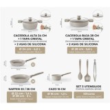 BATERIA DE COCINA 10 PIEZAS DENMARK MONIX