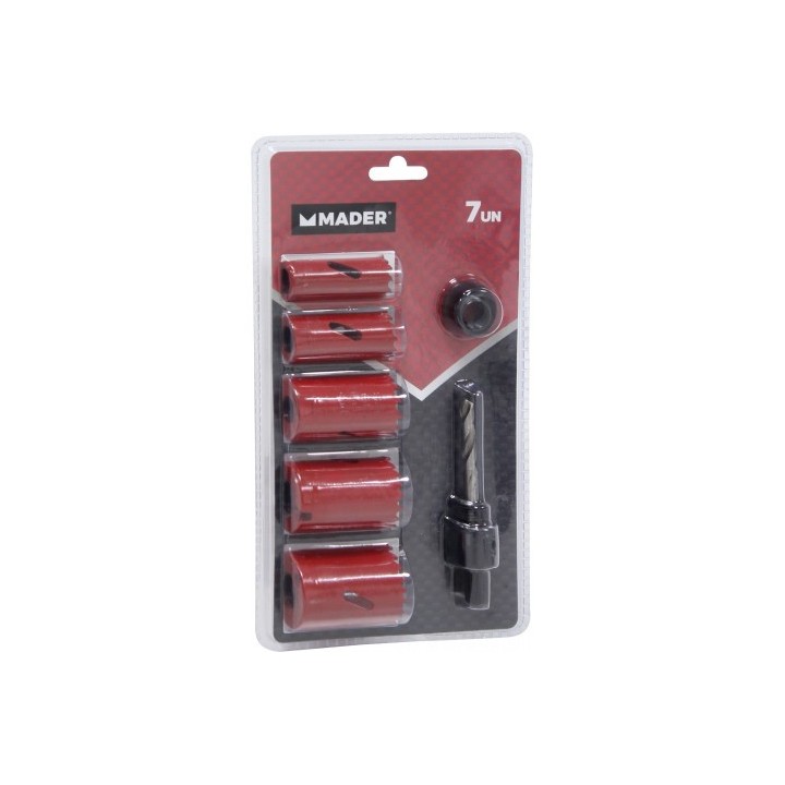 JUEGO 7 PCS CORONAS BI-METAL MADER