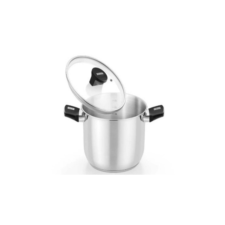 OLLA DE ACERO INOX CON TAPA DE CRISTAL 26CM ELITE MONIX