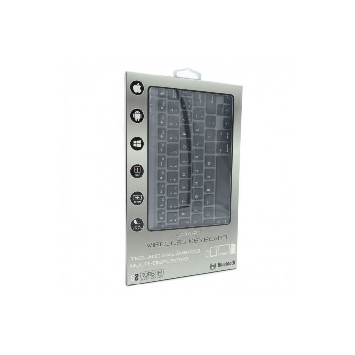TECLADO BLUETOOTH SMART BT 3.0 MULTIDISPOSITIVO SM0002 SUBBLIM