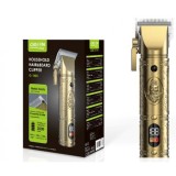 CORTAPELO BATERIA METAL BARBERO CON DISPLAY G-1481 GREEN