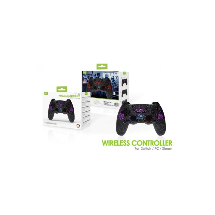 GAMEPAD INALAMBRICO PARA PC/SWITCH/STEAM G-1428 GREEN
