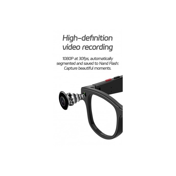 SMART GLASSES GAFAS INTELIGENTES TRADUCCION SIMULTA G1 CAMARA 8MPX NEGRO
