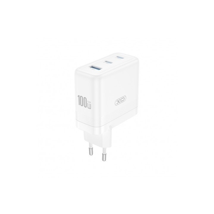 CARGADOR USB+USB-C X2 100W CE35 BLANCO XO
