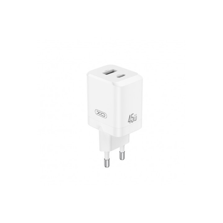 CARGADOR USB+USB-C 45W CE36 BLANCO XO