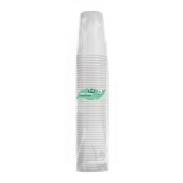 PACK 50 VASOS PLASTICOS BLANCO 250CC ALGON
