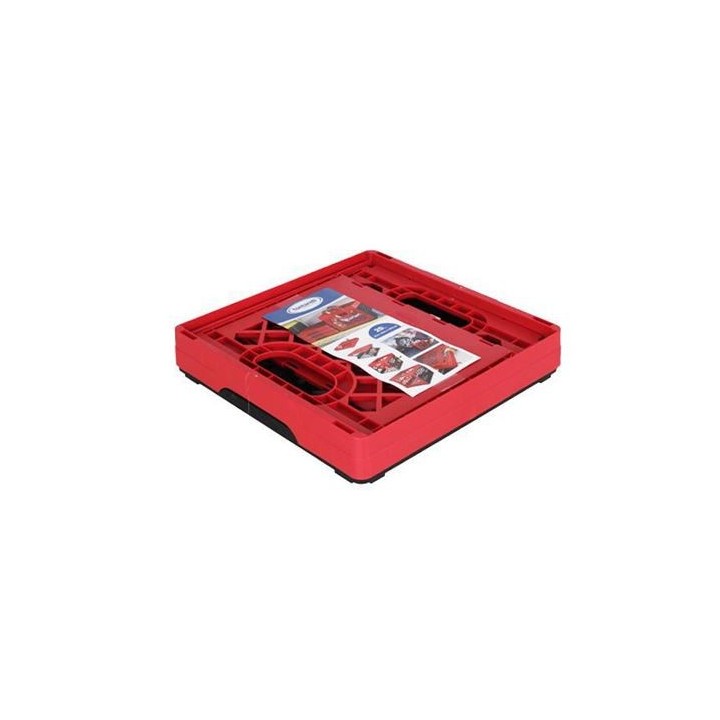 CAJA PLEGABLE 25 LITROS ROJA NEGRO TONTARELLI