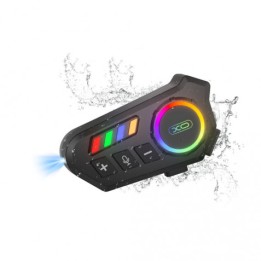 AURICULAR MANOS LIBRES BLUETOOTH PARA CASCO CON RGB BE56 XO
