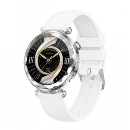 SMARTWATCH J13 1.19" AMOLED | IP68 | DEPORTES | PLATA/BLANCO XO