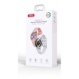 SMARTWATCH J13 1.19" AMOLED | IP68 | DEPORTES | PLATA/BLANCO XO
