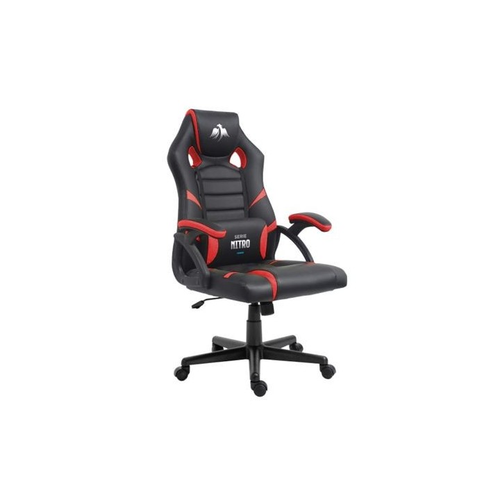 REACONDICIONADA SILLA GAMING SERIE NITRO NEGRO/ROJO CROMAD