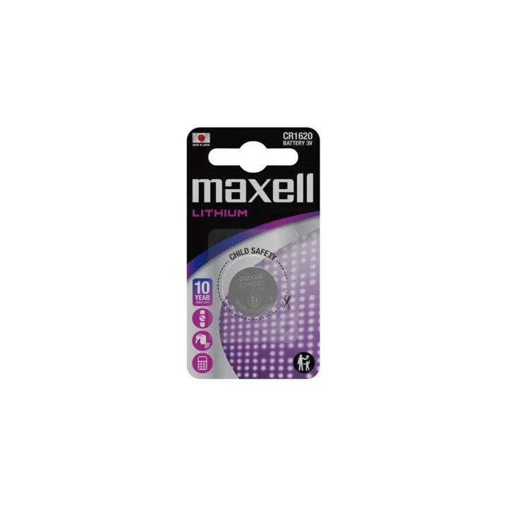 PILA CR1620 LITHIUM 3V MAXELL