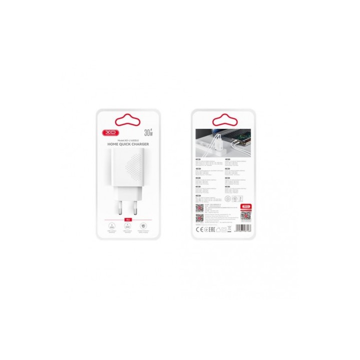 CARGADOR 30W USB + USB-C L163 XO
