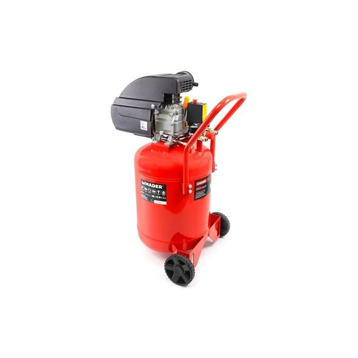 COMPRESOR DE AIRE VERTICAL 50 LITROS | 2HP | 8BAR MADER